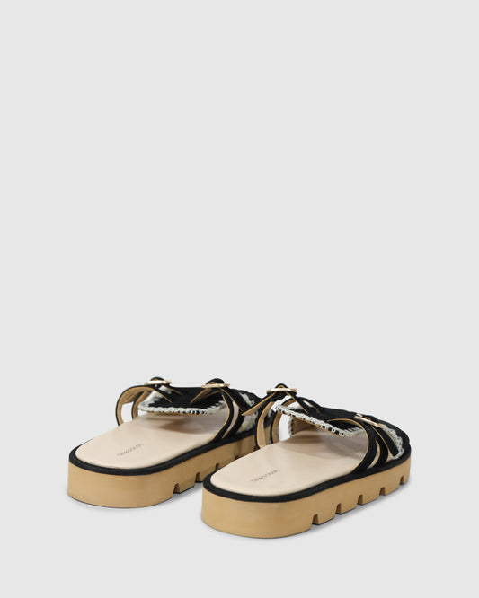 Unconditional Love Suede Slide - Black