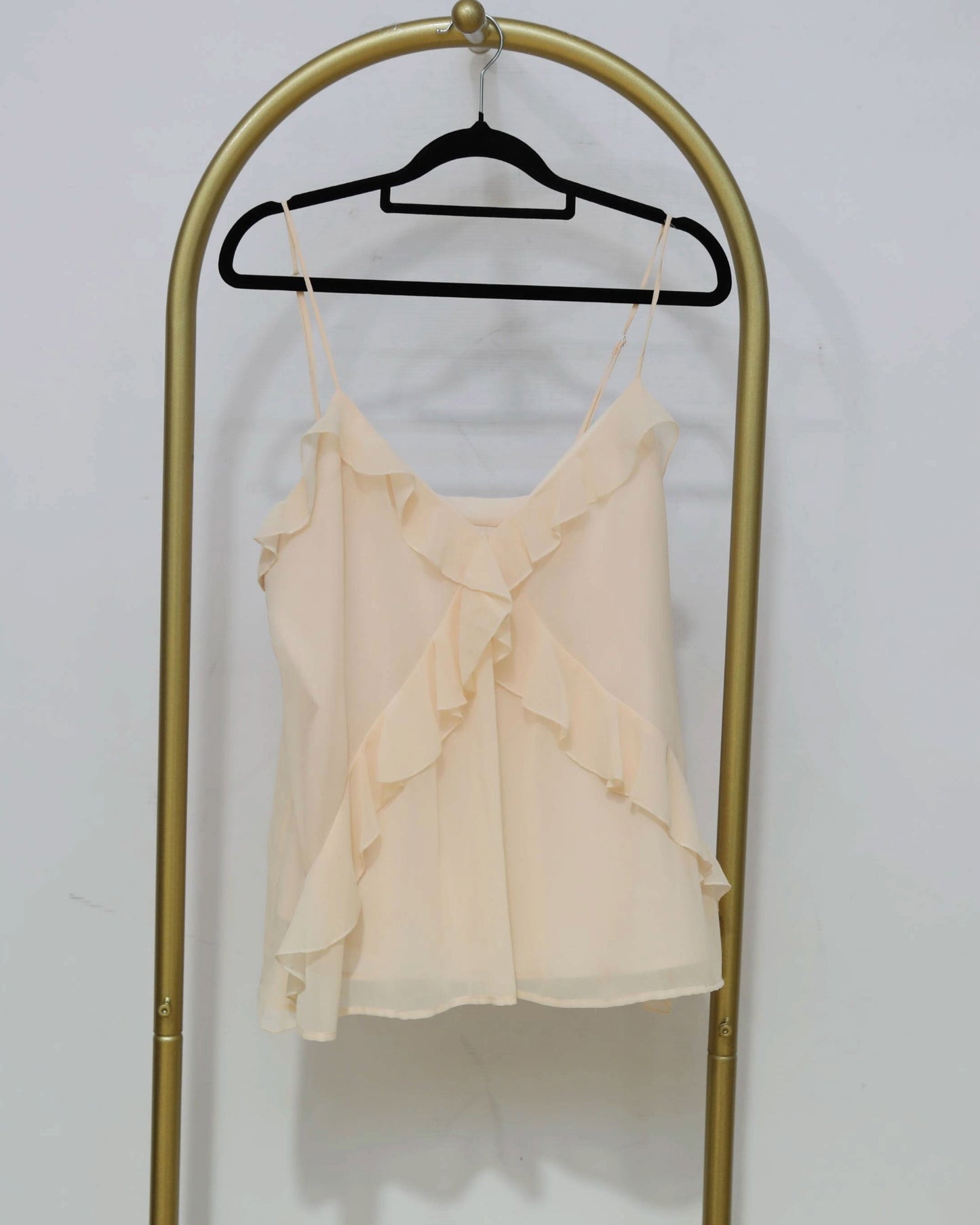 Ruffle Camisole Top - Peach