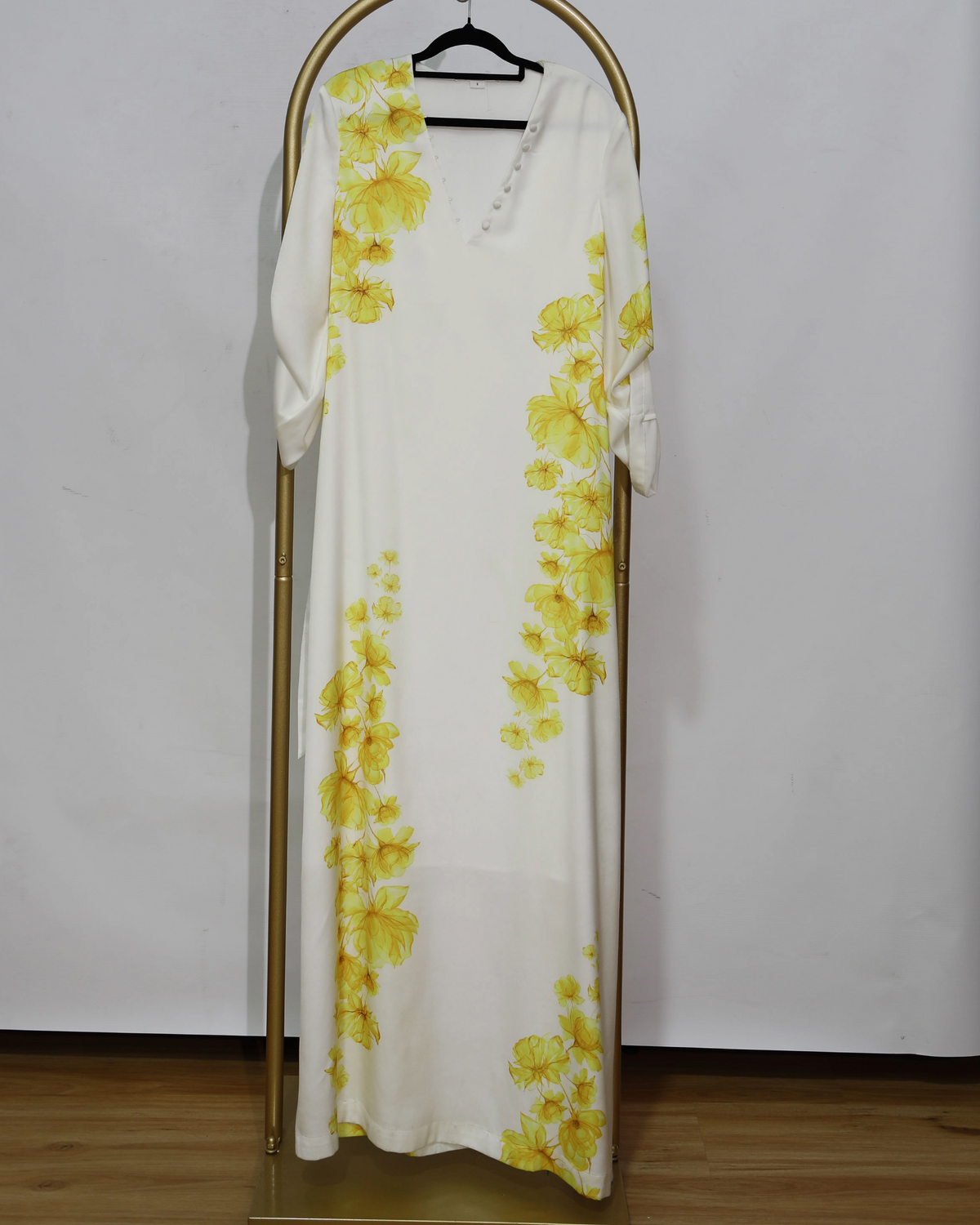 Floral V-Neck Maxi Dress