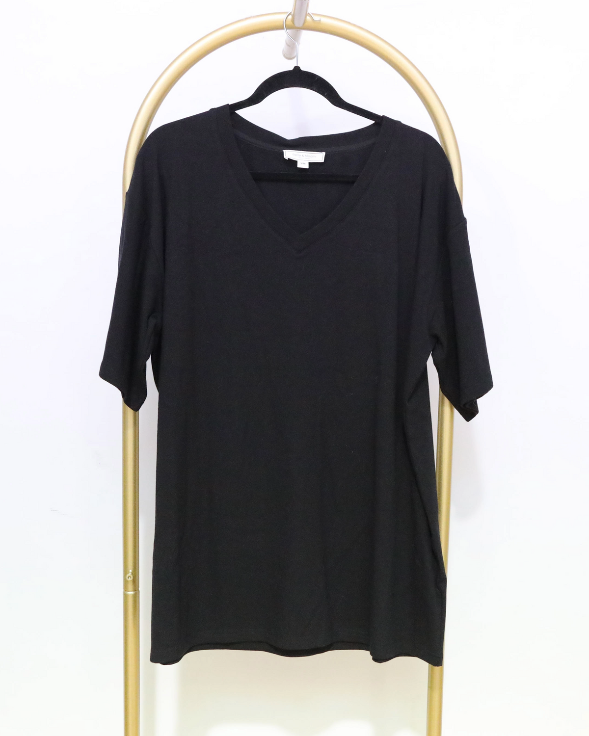 Floral Graphic T-Shirt - Black