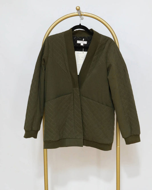 Quilted Jacket - Olive