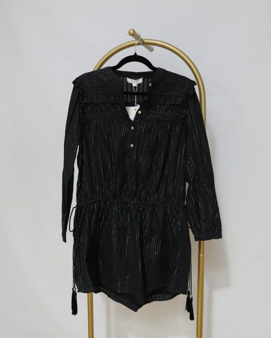 Tassel Mini Dress - Black