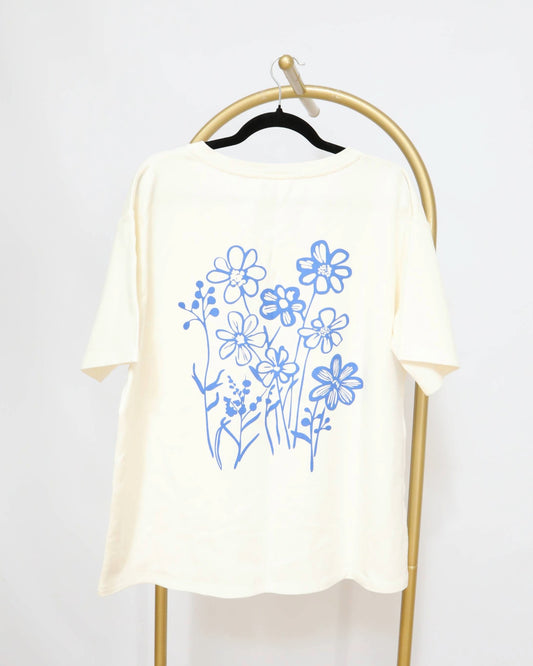 Floral Printed T-Shirt - White
