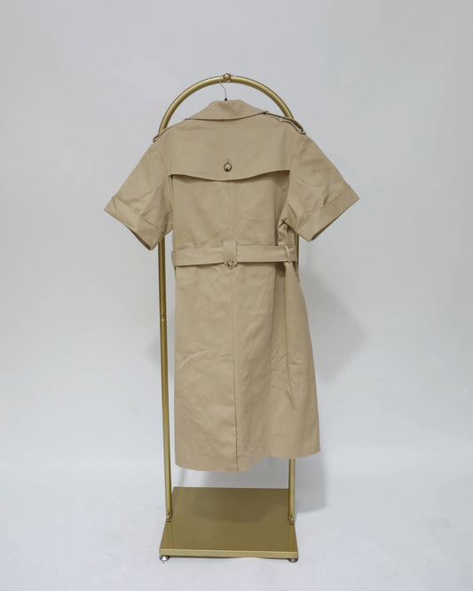 Trench Style Dress - Camel