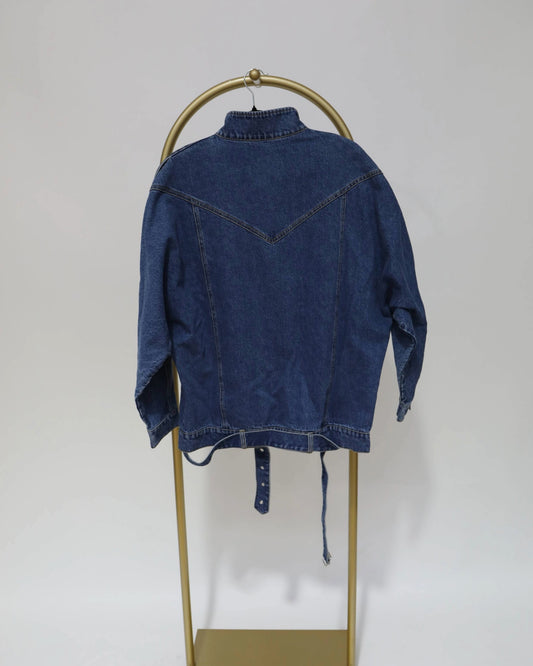 Oversized Denim Jacket - Indigo