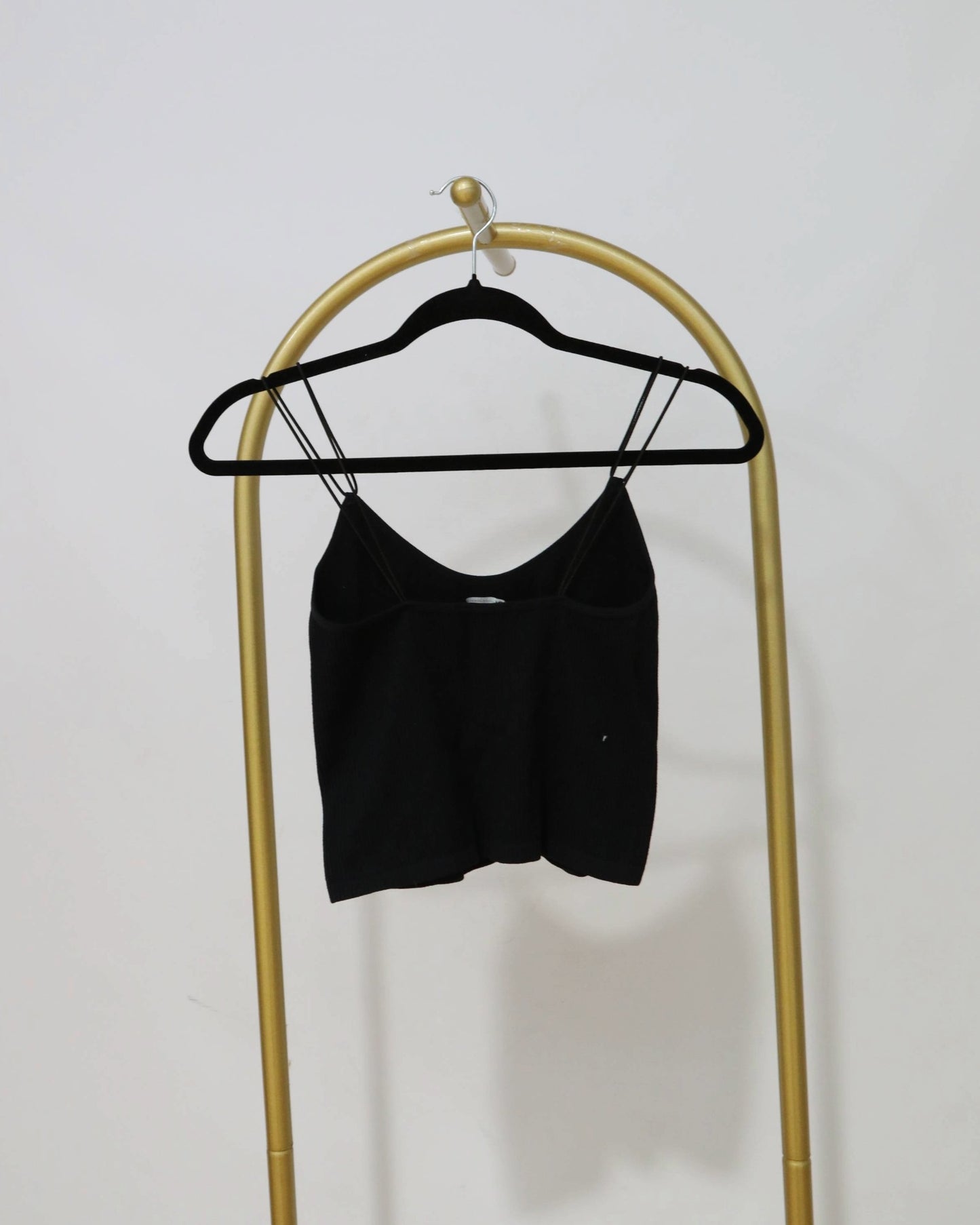 Double Strap Cami Top - Black