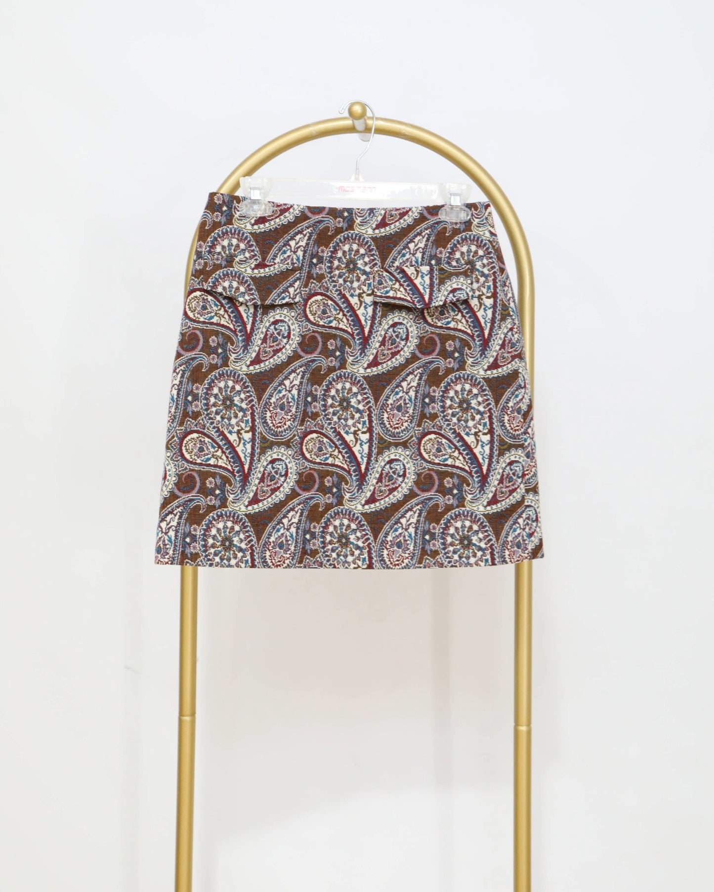 Paisley Print Mini Skirt - Multi