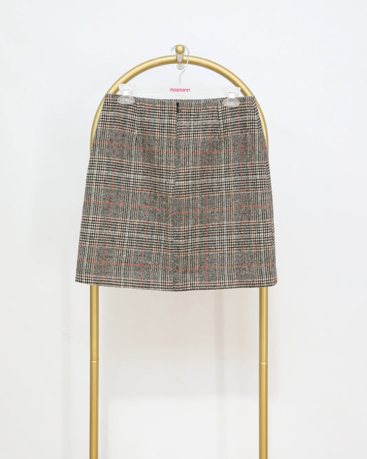 Check Mini Skirt - Multi
