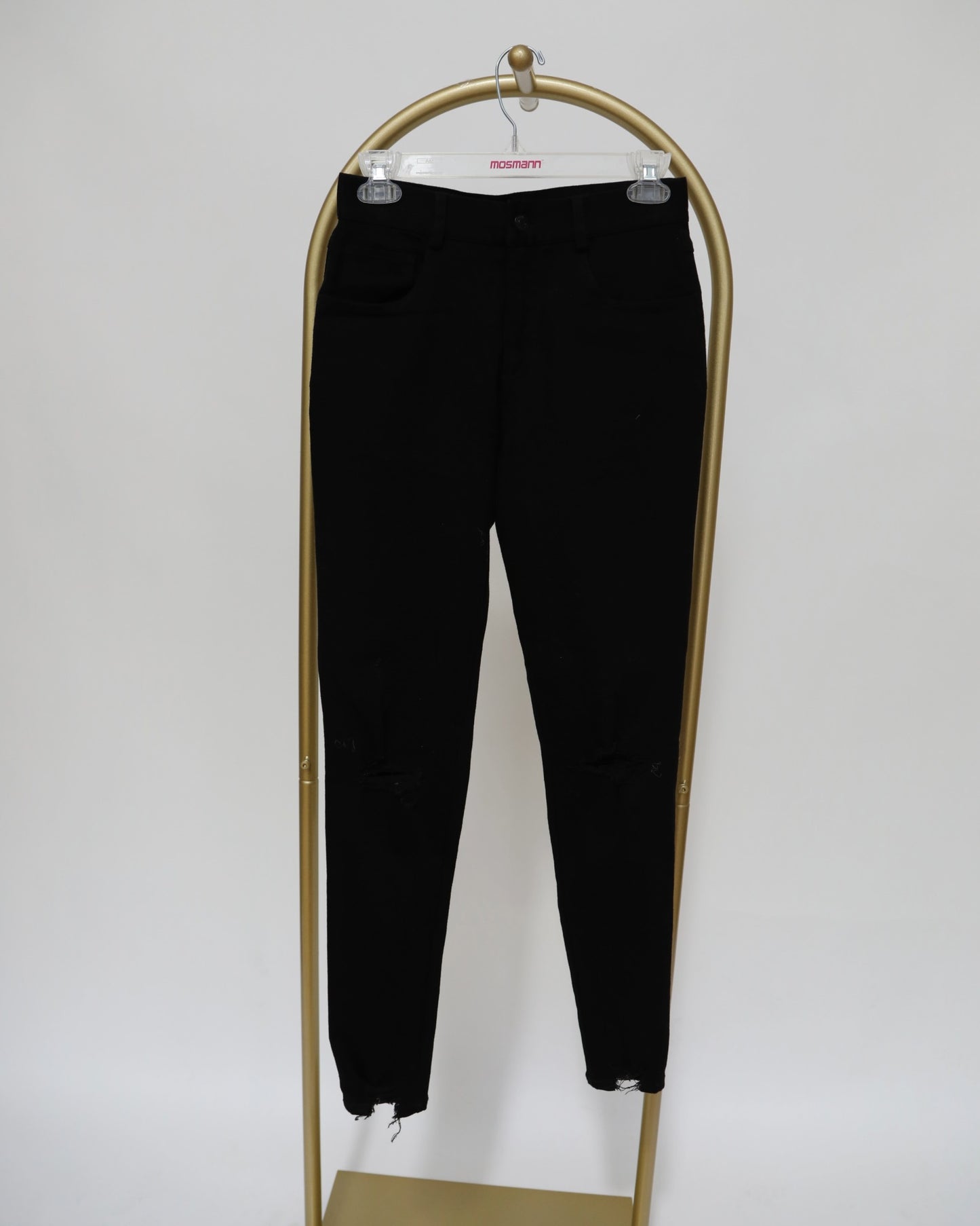 Rip Knee Jeans - Black