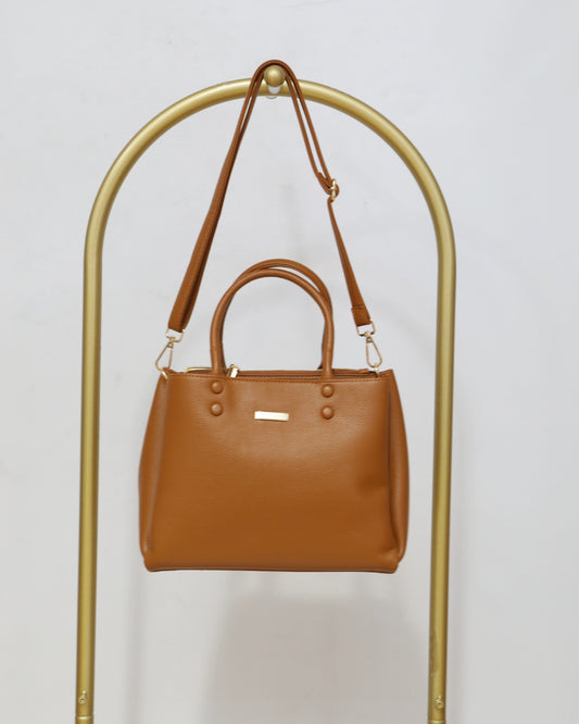 Structured Mini Bag - Tan