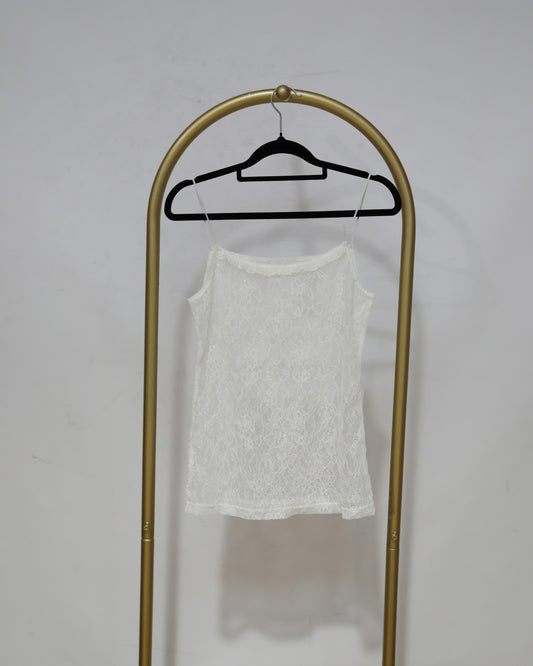 Lace Cami Top - Ivory
