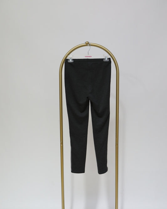 Stripe Detailing Leggings - Charcoal