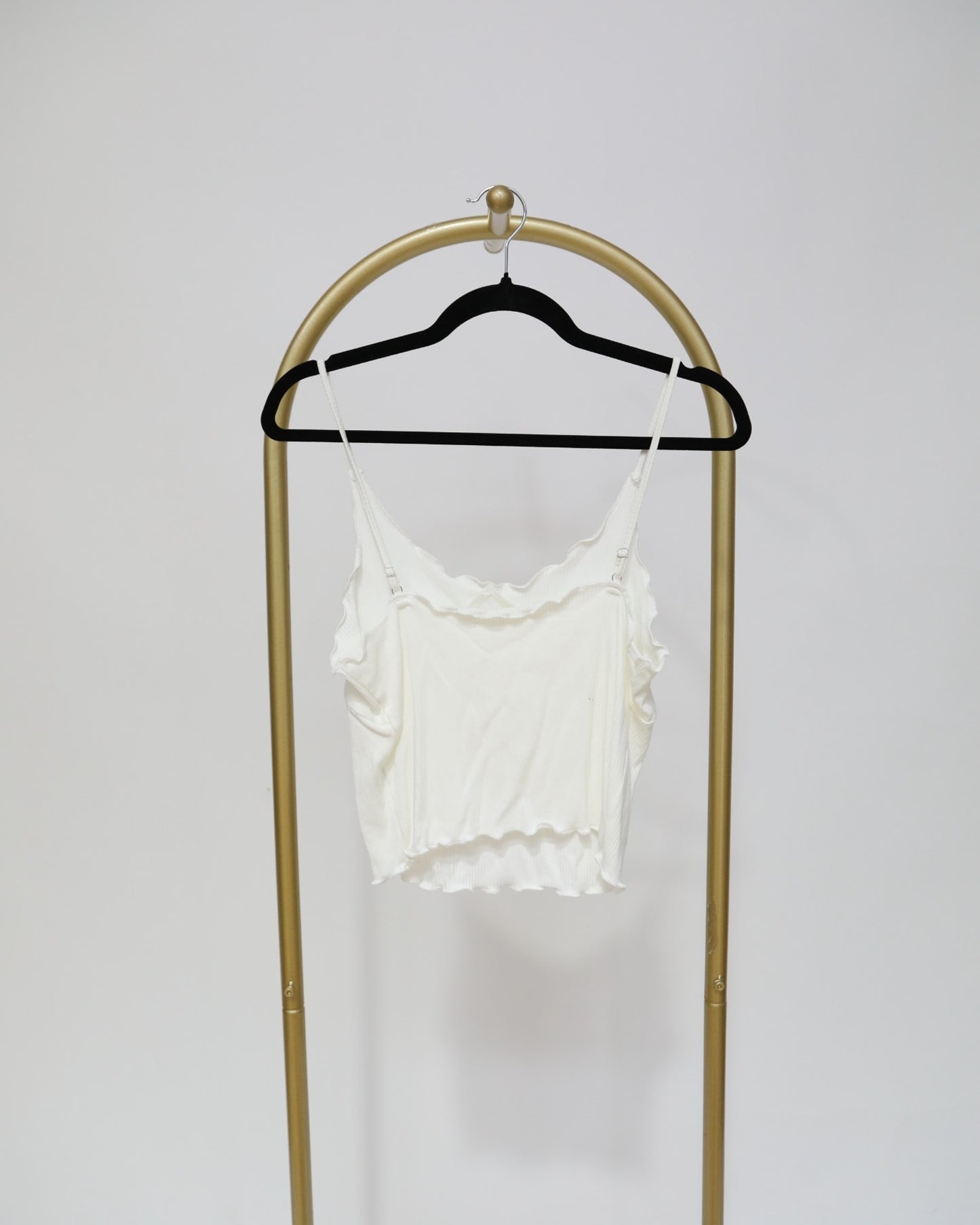 Lettuce Hem Top - Ivory