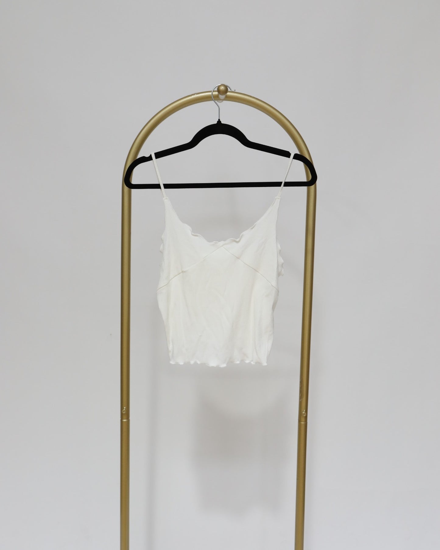 Lettuce Hem Top - Ivory