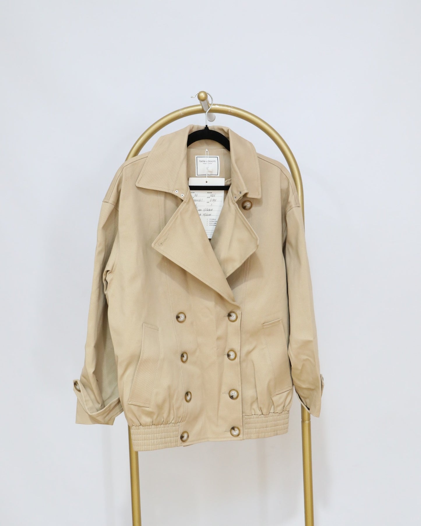 Oversized Bomber Trench - Camel