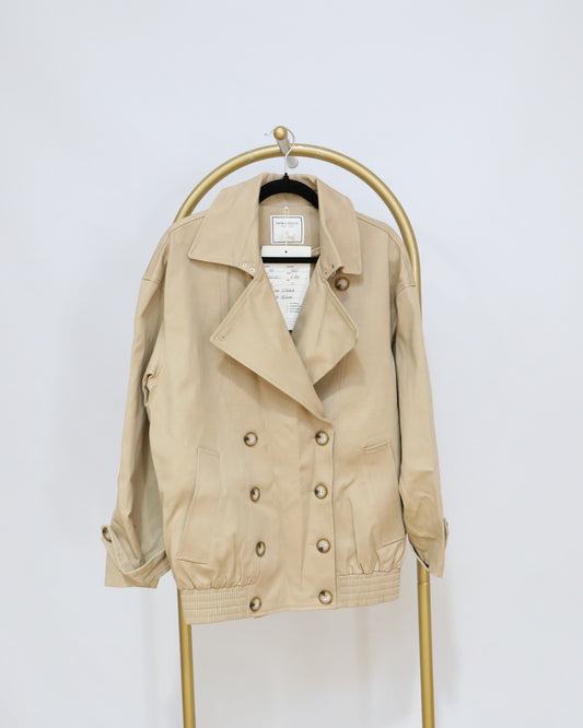 Oversized Bomber Trench - Camel