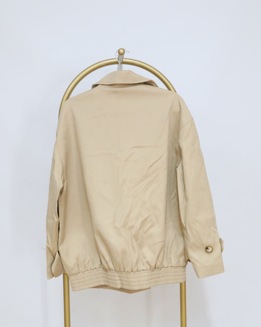 Oversized Bomber Trench - Camel