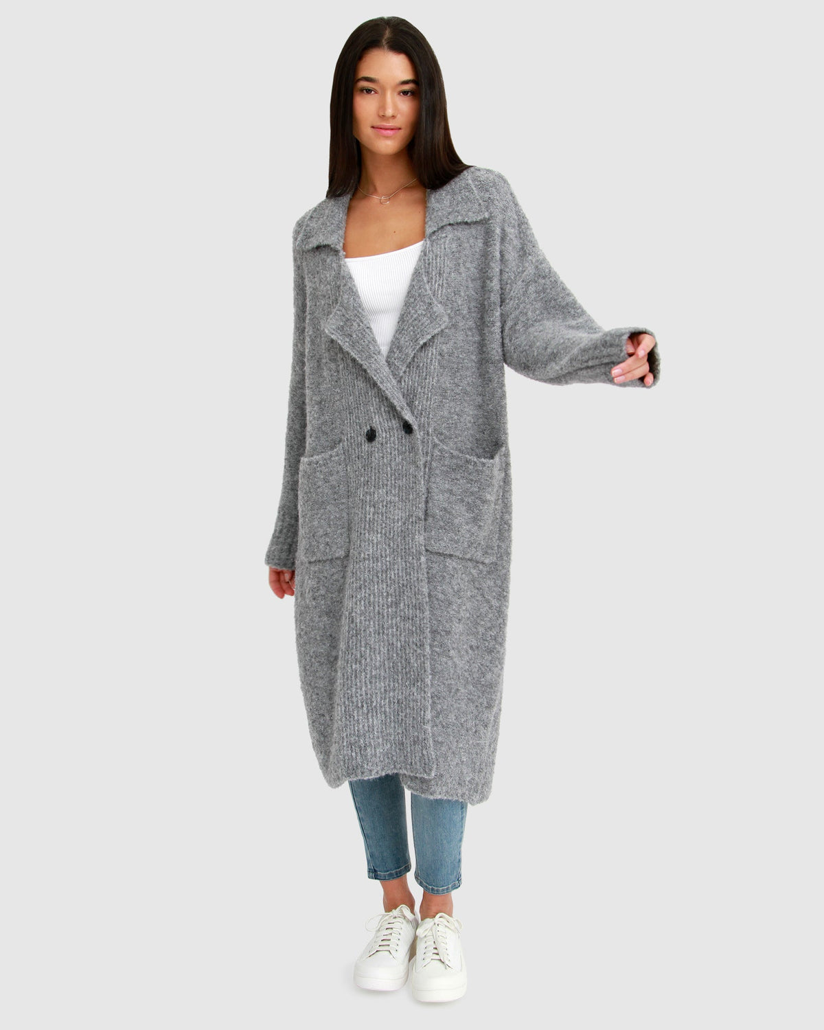 Born To Run Sustainable Sweater Coat