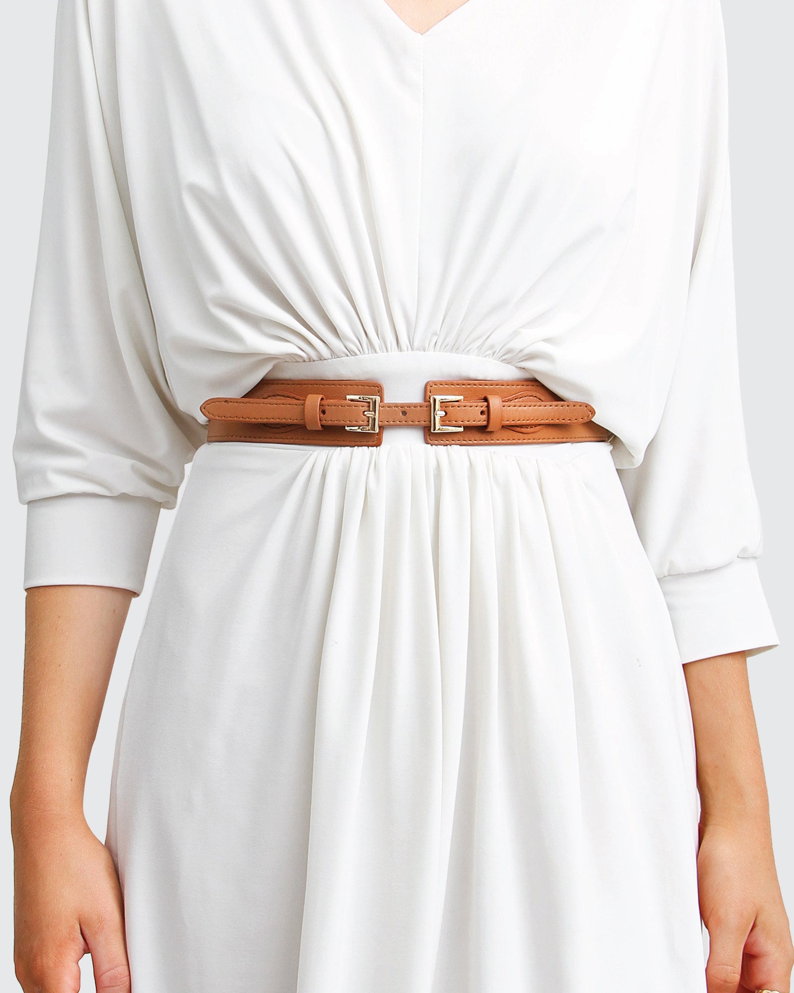 London Fog Leather Waist Belt London Fog Leather Waist Belt