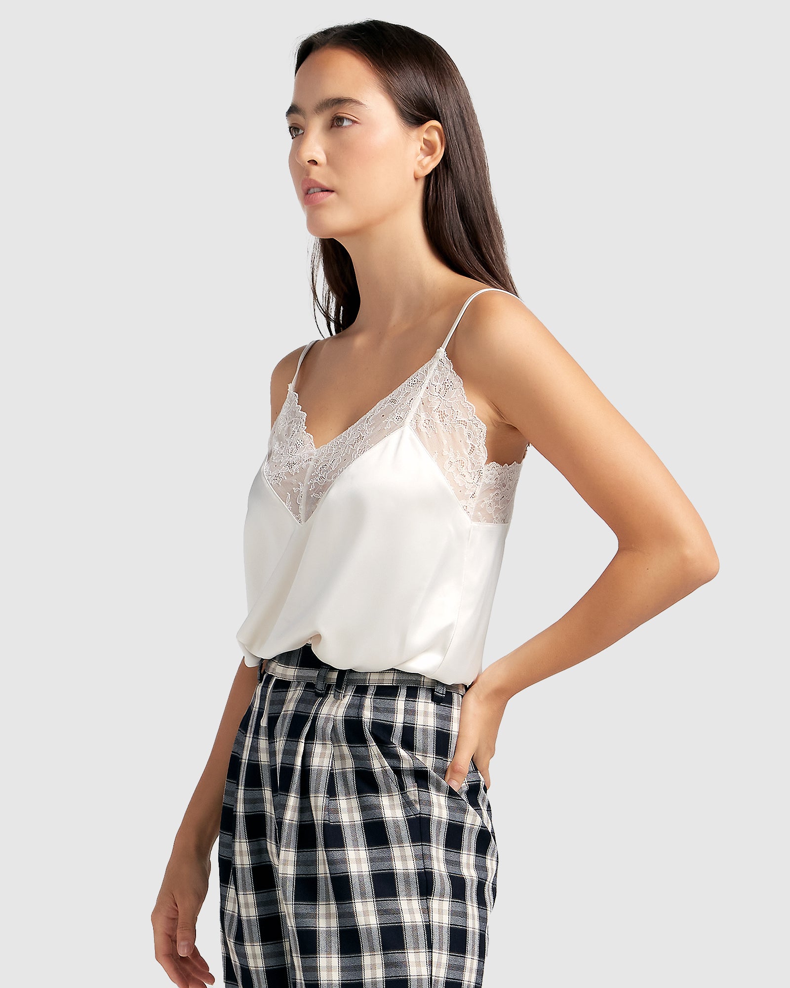 Belle Cami in White Belle Cami in White