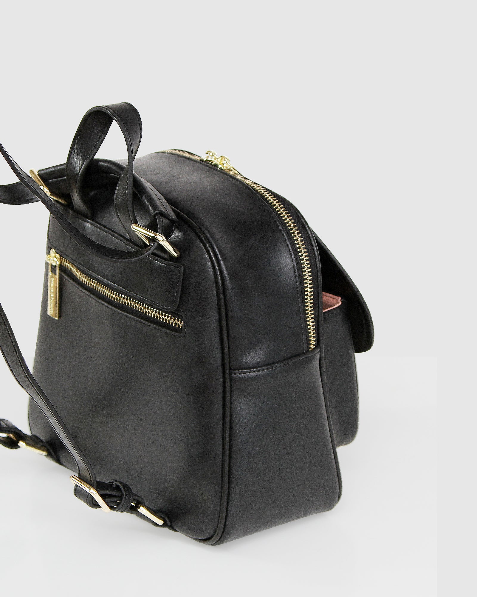 belle & bloom brooke suede leather backpack Camila Leather Backpack