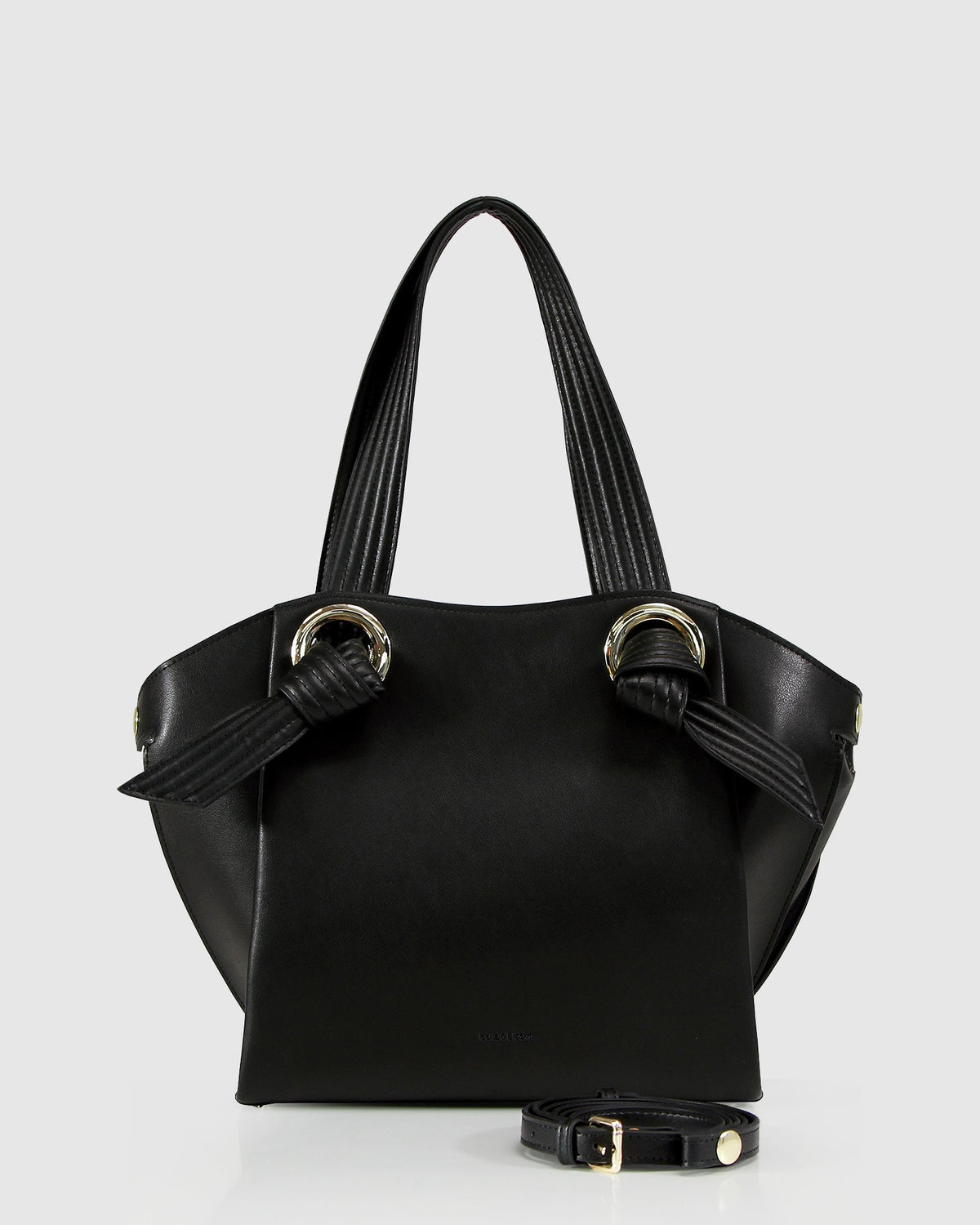 Heart Gold Leather Shoulder Bag