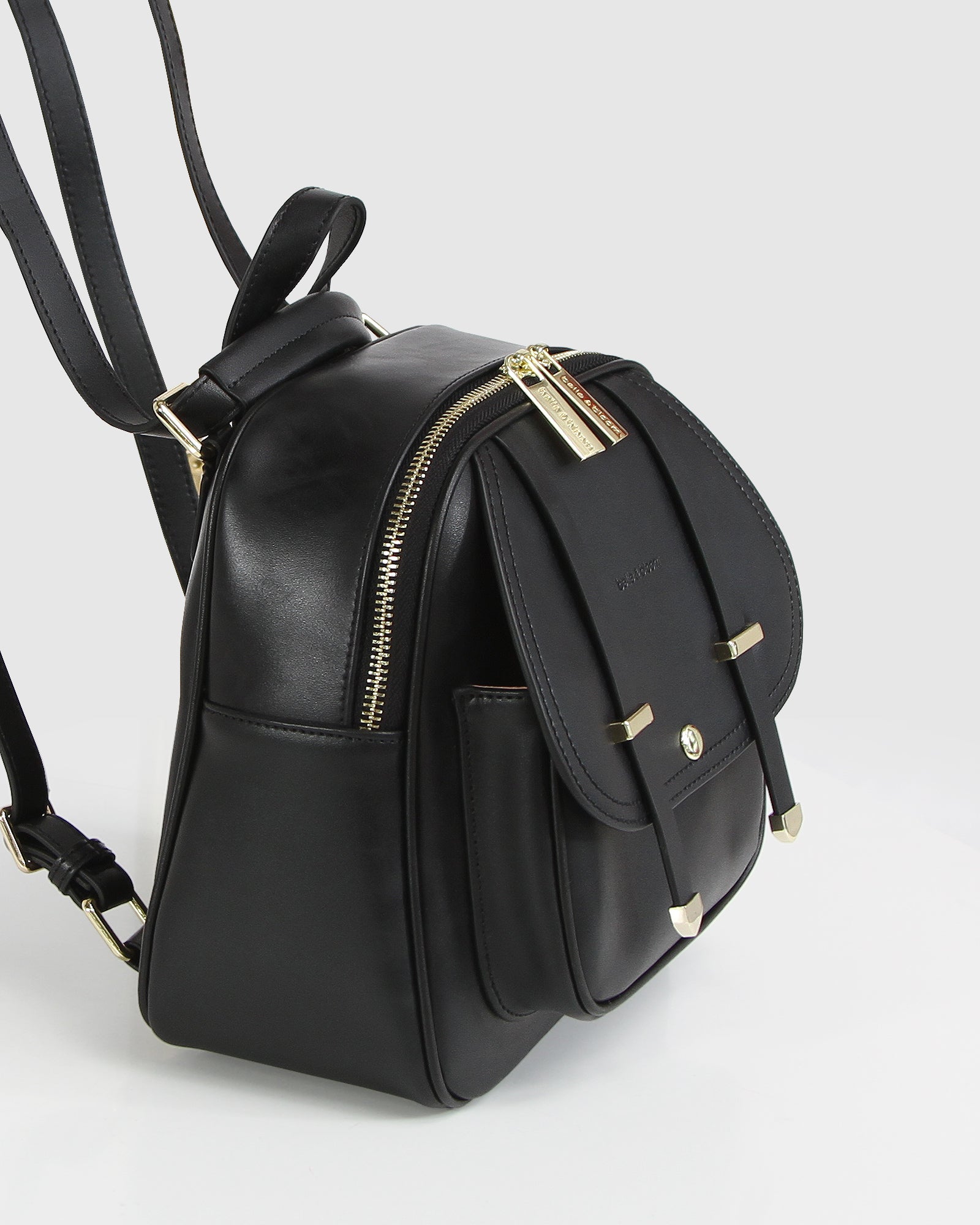 belle & bloom brooke suede leather backpack Camila Leather Backpack
