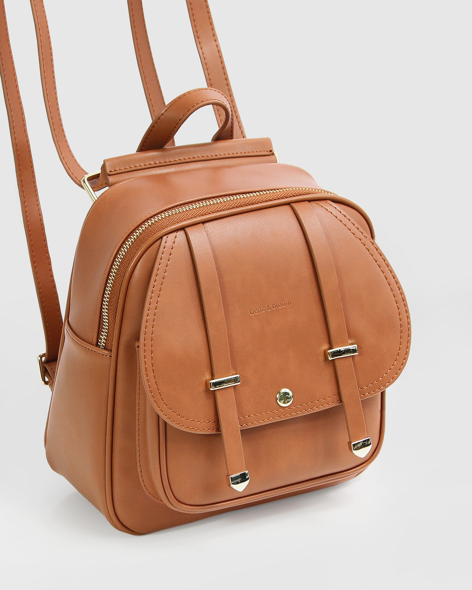 belle & bloom brooke suede leather backpack Camila Leather Backpack