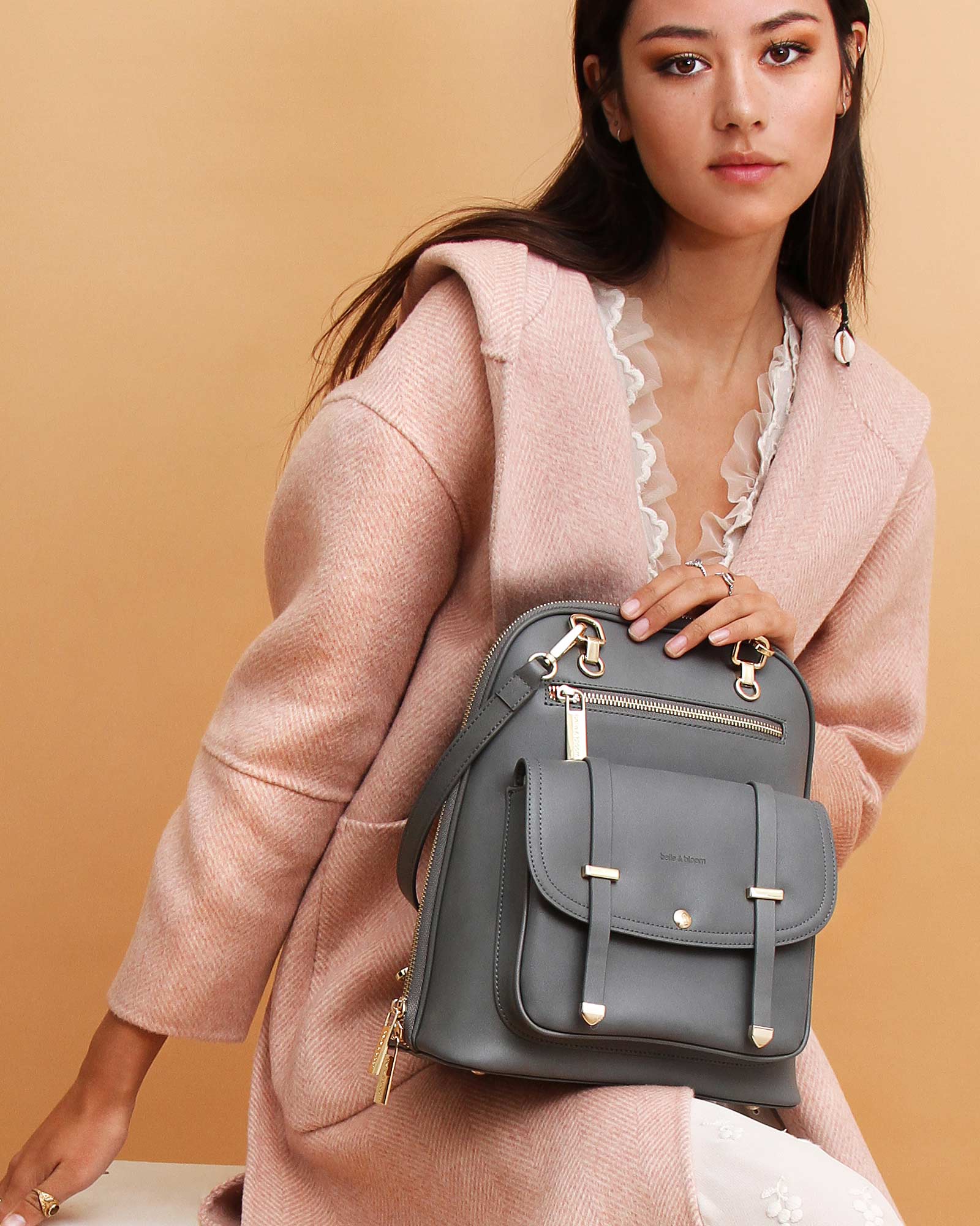 Belle & Bloom 5th Ave Leather Backpack Belle & Bloom 5th Ave Leather Backpack