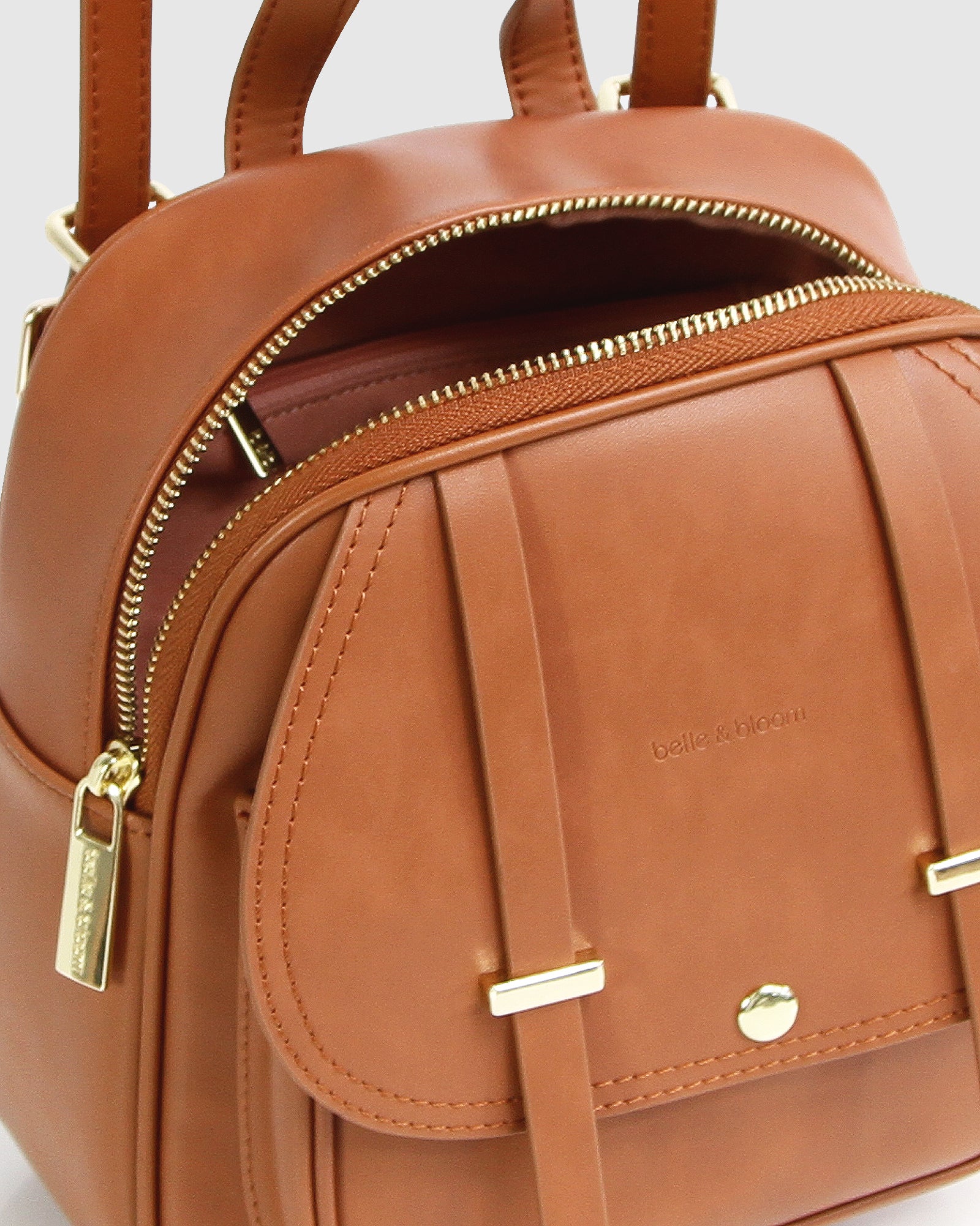 camilla convertible leather backpack Belle & Bloom Camila Leather Backpack