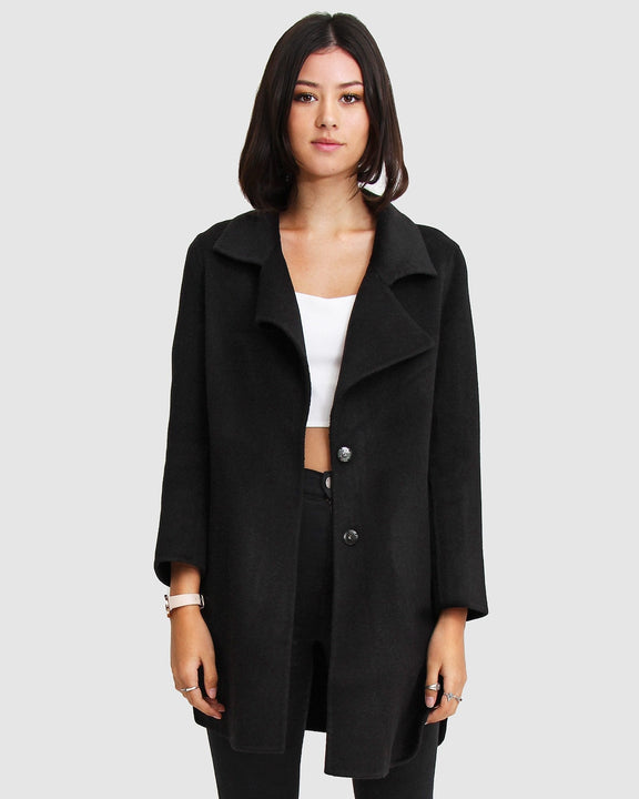 Ex-Boyfriend Wool Blend Jacket - Black