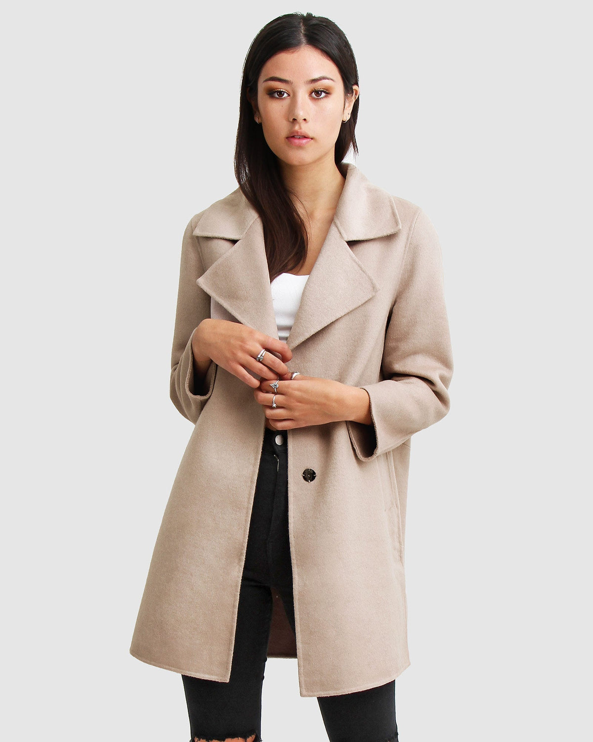 Ex Boyfriend Wool Blend Jacket