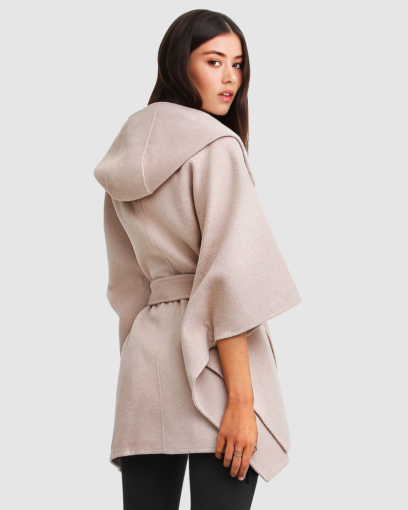 Jackson Landing Wool Blend Cape Coat - Sand – Belle & Bloom