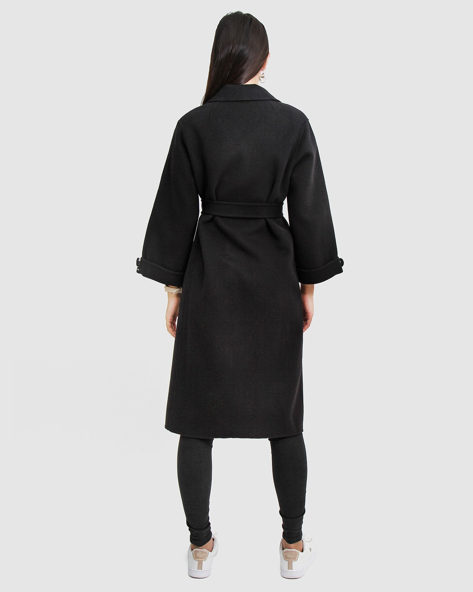 Stay Wild Oversized Wool Coat - Black – Belle & Bloom