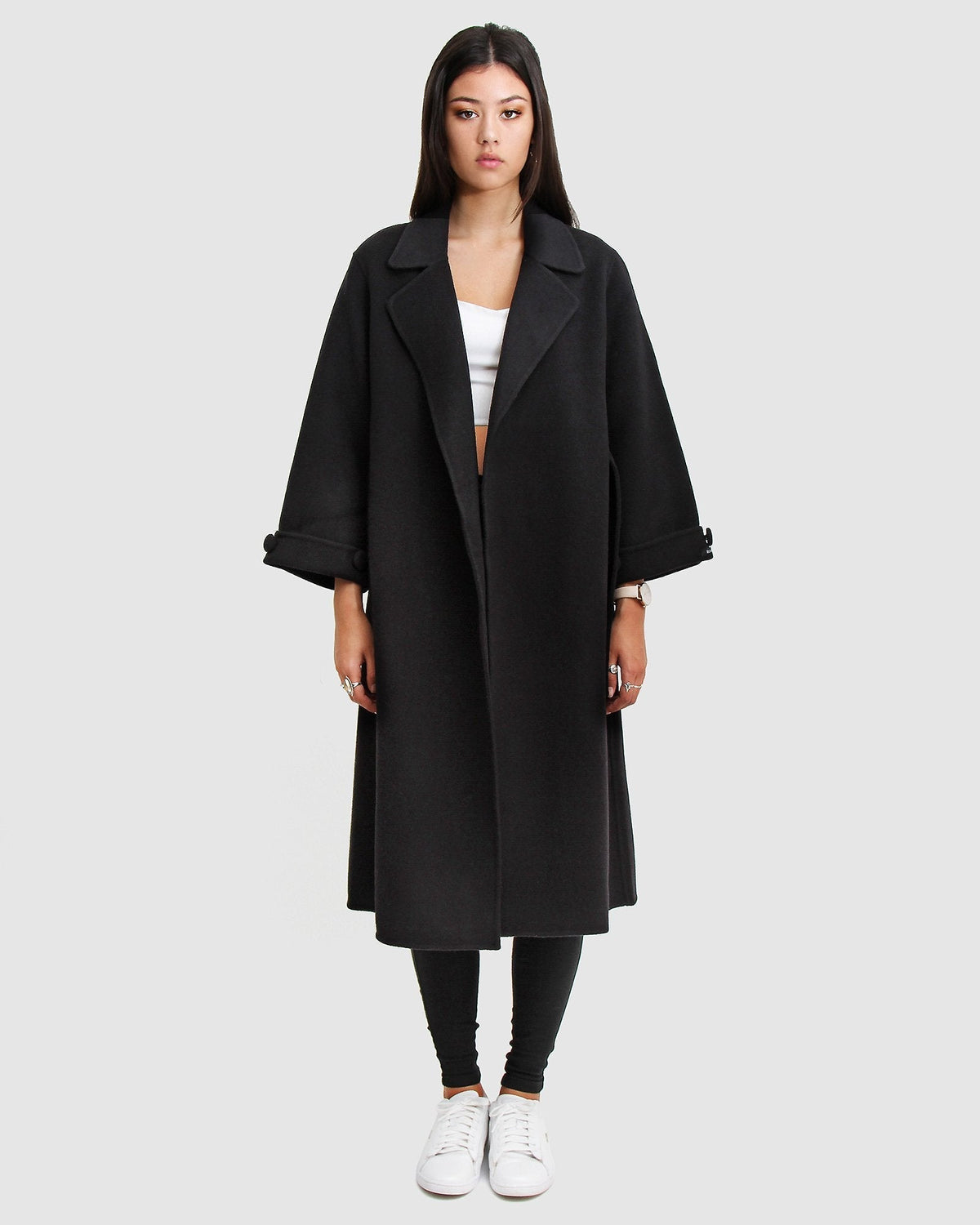 Stay Wild Oversized Wool Coat