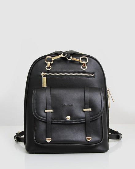 boulevard leather backpack Belle & Bloom 5th Ave Leather Backpack