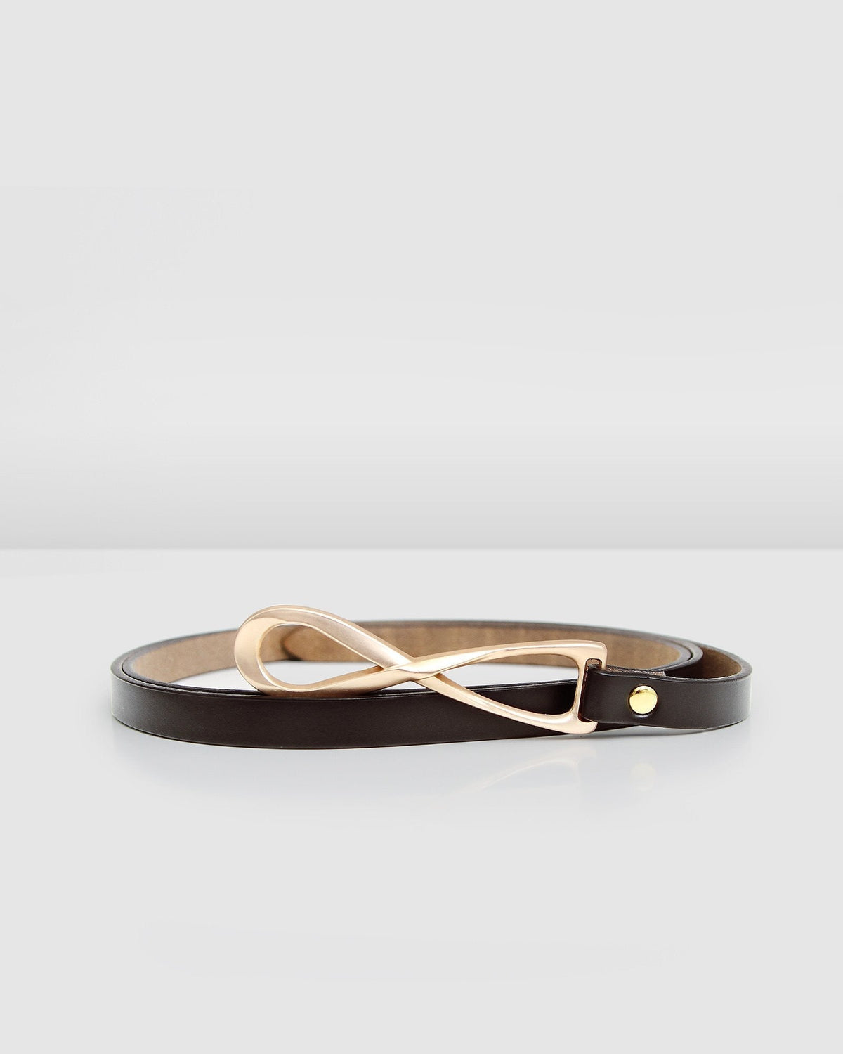 London Mood Leather Tie Belt
