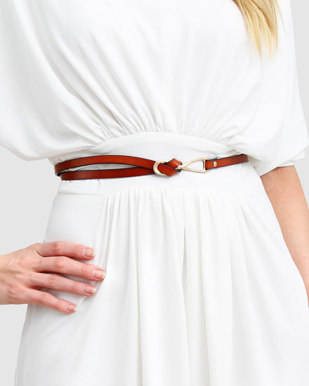 London Mood Leather Tie Belt London Mood Leather Tie Belt