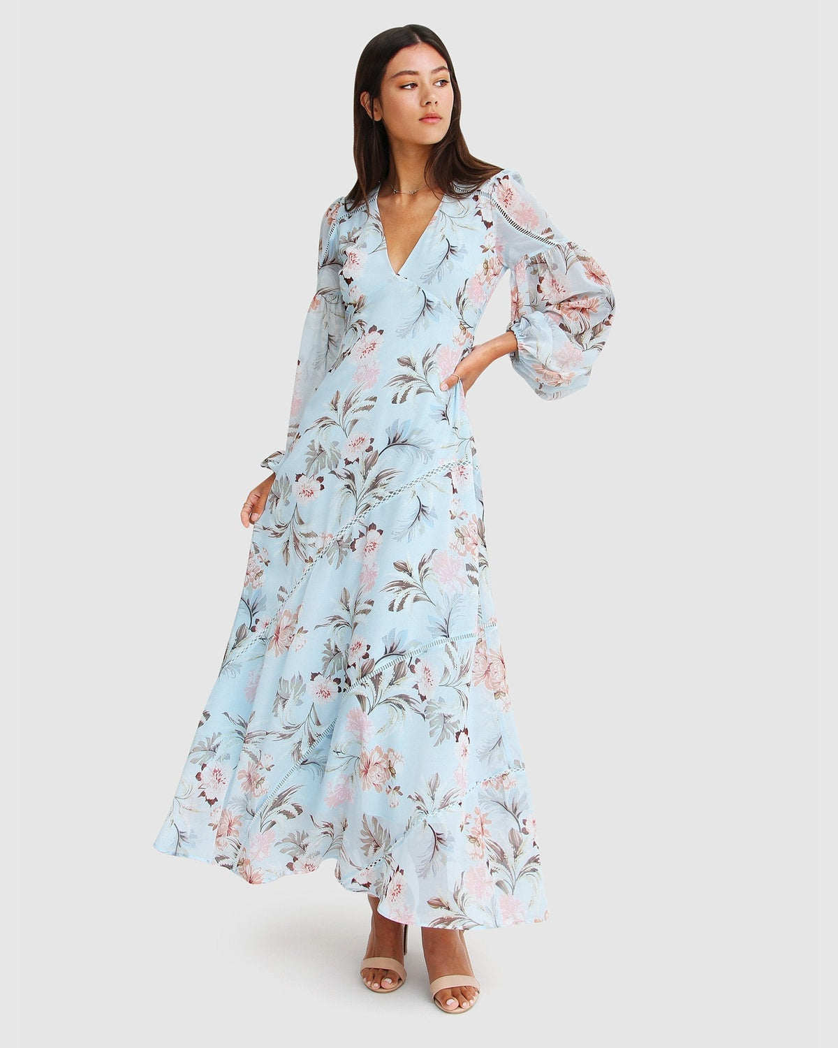 Belle & Bloom In Your Dreams Maxi Dress - Blue Belle & Bloom In Your Dreams Maxi Dress - Blue