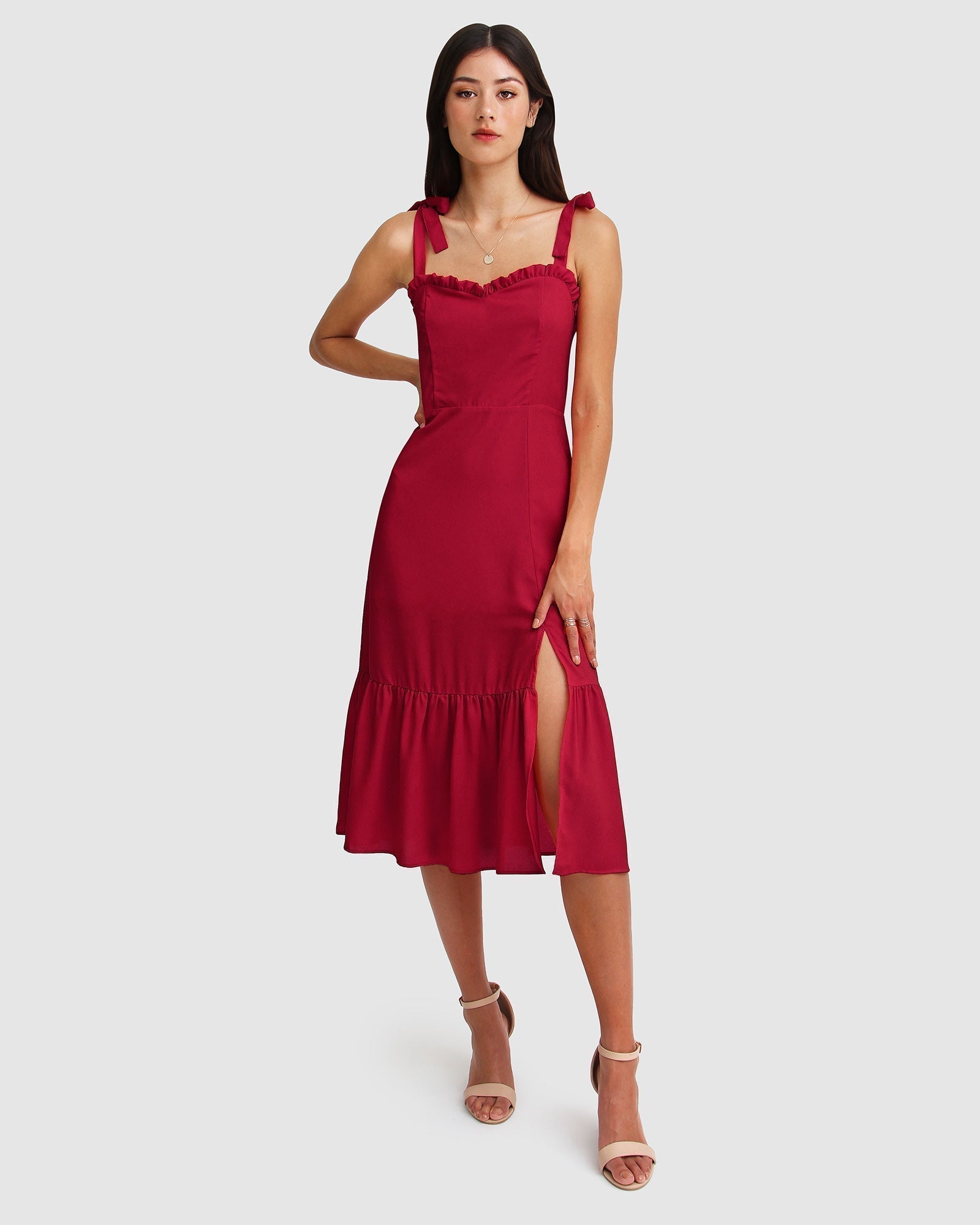 Summer Storm Midi Dress - Red Belle & Bloom Summer Storm Midi Dress - Red Belle & Bloom